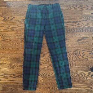 J. Crew women's ruby full length Plaid Pants- size 6